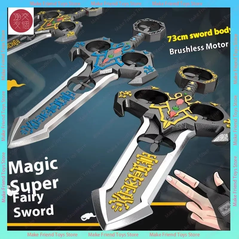 70cm Remote Flying Sword Drone,Rc Glider For Adults,3-Speed Stunt Hand Remote Controlled,Drop-Resistant Material,360° Stunt Flip