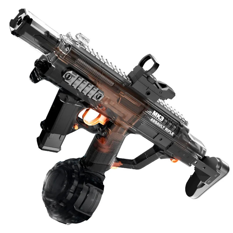 MK3 Simulation Shooting Flames Electric Water Gun Self Absorbent Water Automatic Continuous Water Guns Kids Summer Outdoor Toys