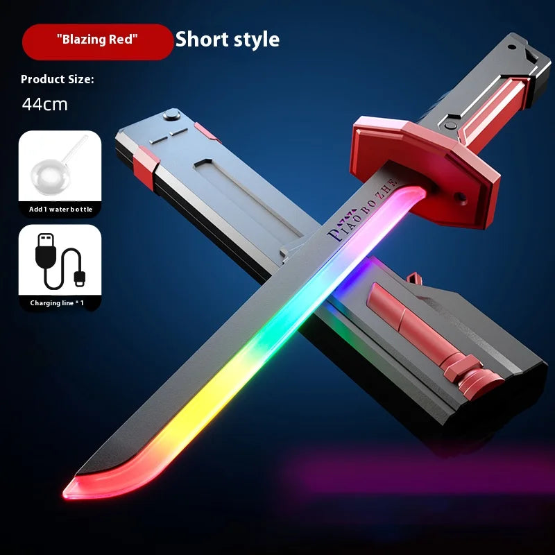 New Laser Sword with Smoke Multi-Color Changing LED Lights Sound effects Creative Toys for Kids Adult Prop sword Cosplay Gift