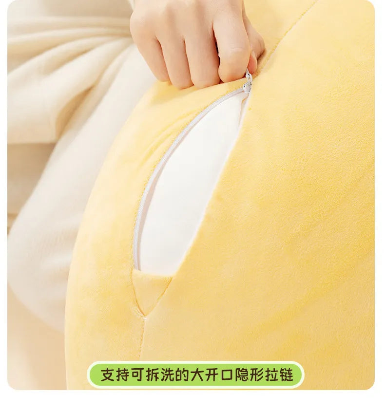 OKYA Mango King Sleeping Plush Patting Hugging Pillow Soothing Doll Squishy Tapping Plushie Birthday Gift for Girlfriend