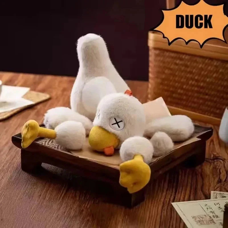Magnetic Cute Duck decor ornaments Detachable Salted Duck Fun Toy Suitable As A Gift For Friends And Also As A Home Decor Item