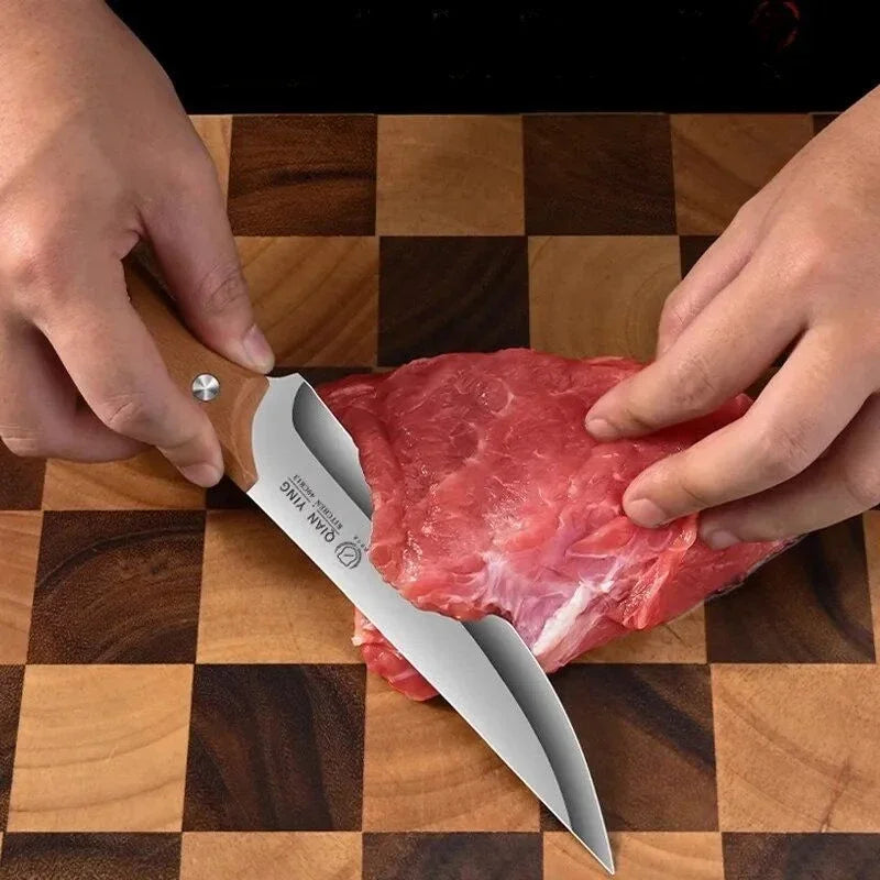 High-quality stainless steel kitchen knives kitchen accessory knives, fruit knives with knife covers sharp for chefs to cut meat