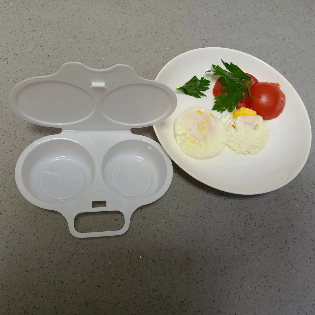 Food Grades Plastic Microwave Cooking Eggs Steamer Convenient Kitchen Cooking Mold Egg Poacher Kitchen Gadgets Fried Egg Tool