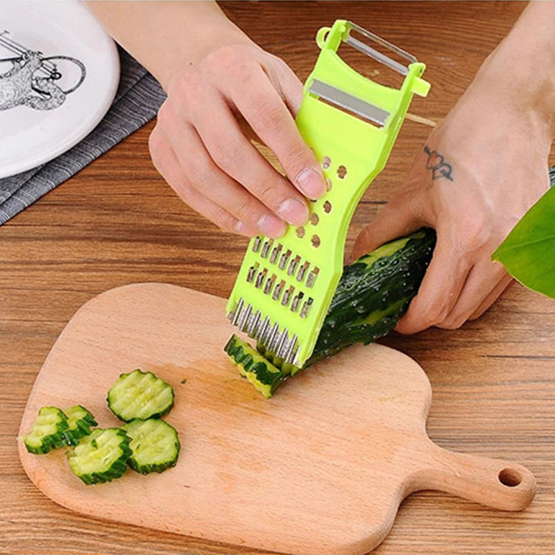 Multi-Function Vegetable Fruit Peeler Grater Hand Slicer Double Head Cutter Cucumber Carrot Potato Knife Kitchen Home Gadgets