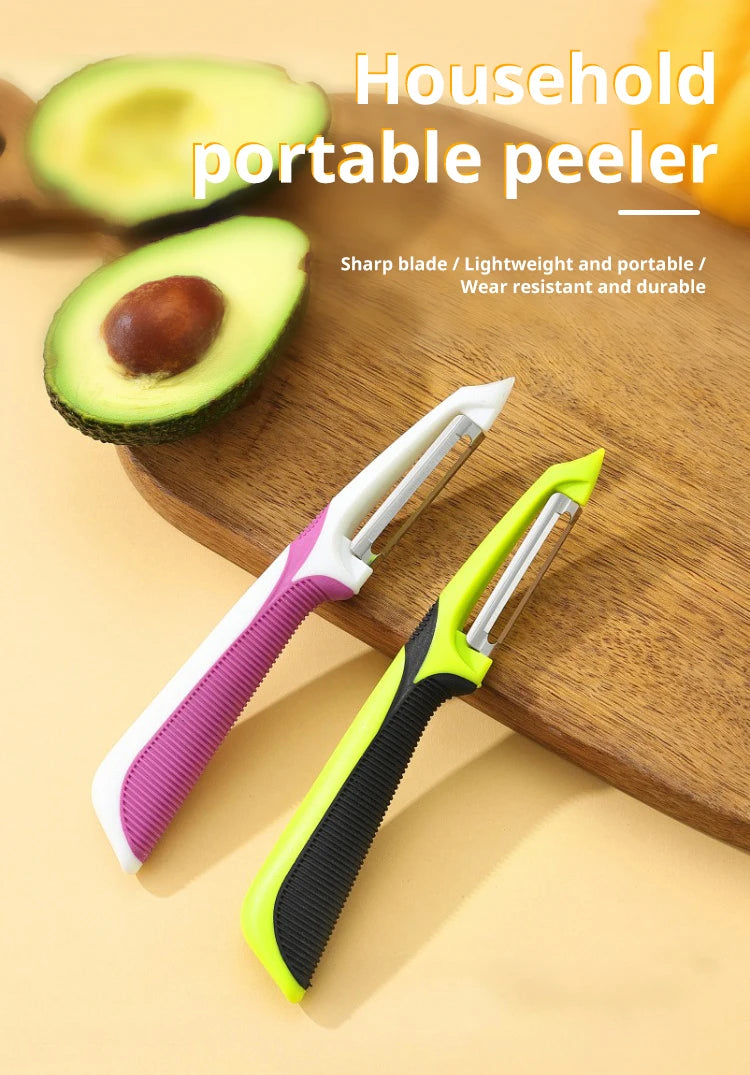 Anti Slip Handle Peeler, Peeler, Magic Tool, Melon, Potato, Fruit, Scraper, Kitchen Vegetable Tool Accessories