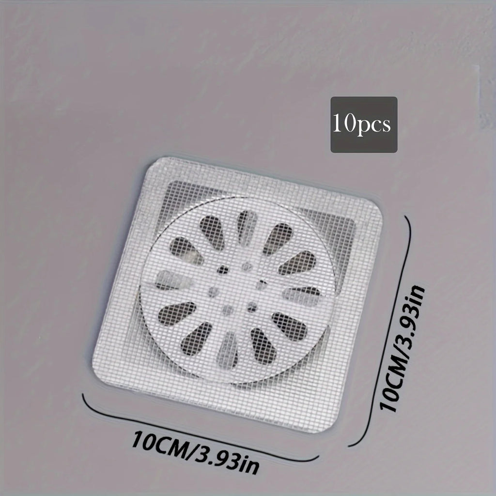 Floor Drain Sticker, Insect-proof Self-adhesive Bathroom Hair Filter Net, Sewer Filter, Kitchen Anti-blocking Mesh Net