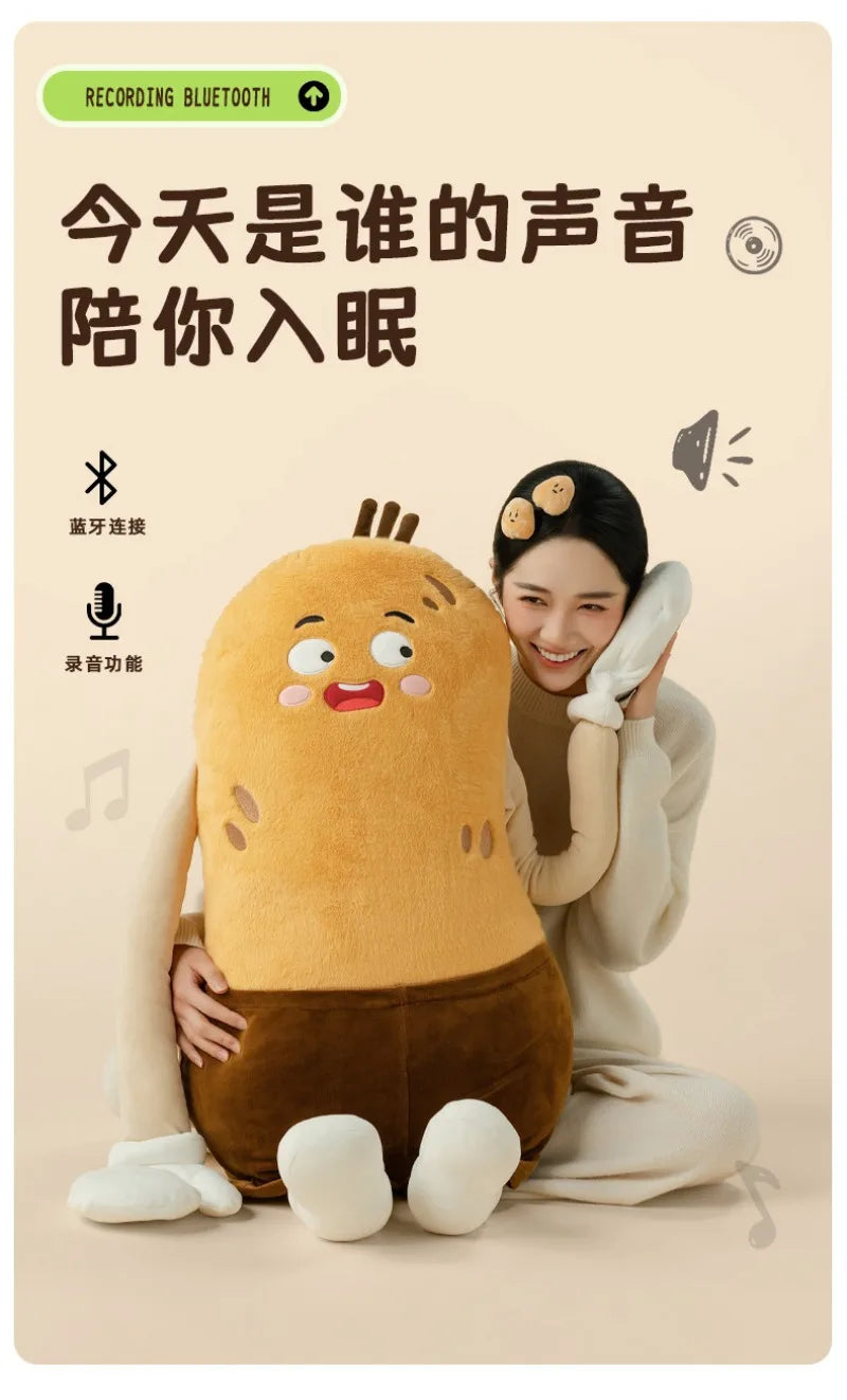 OKYA Potato King Hugging Patting Plush Toy Doll Squishy Hug Soothing Sleeping Pillow Cushion Plushie Girlfriend Birthday Gift