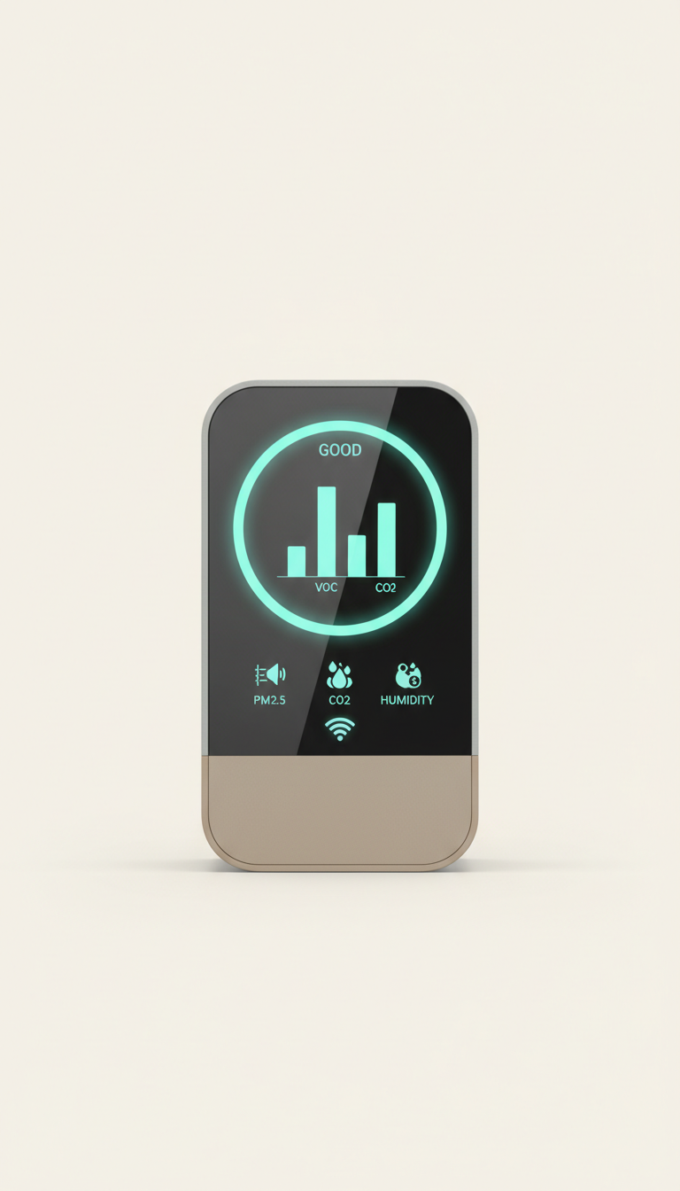WiFi Air Quality Monitor with App Alerts