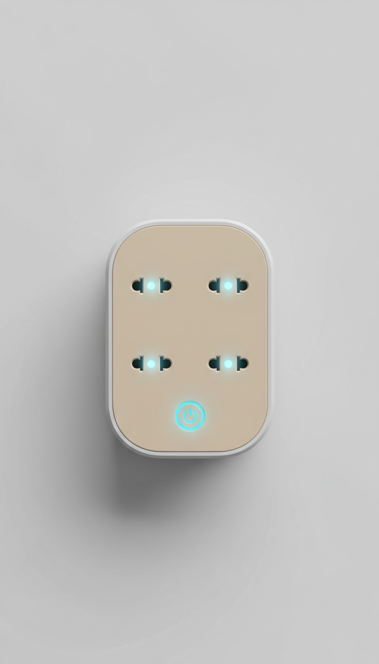 Compact Smart Plug Hub for Multiple Devices